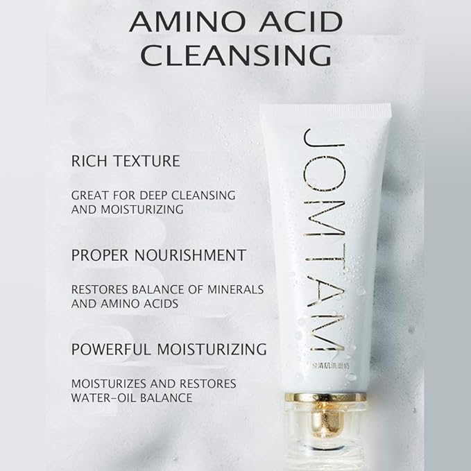 Amino Acid Cleansing Facial Anti-Acne Essence Moisturizing Removed Mites Natural Ingredients Water-Oil Balance