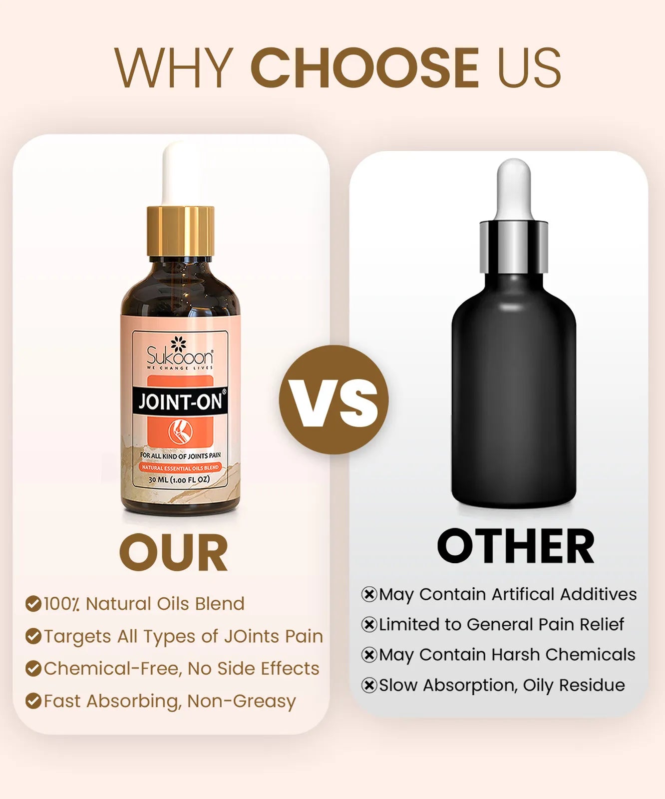 Joint On | Best Oil for Joints, Knee & Back Pain Relief